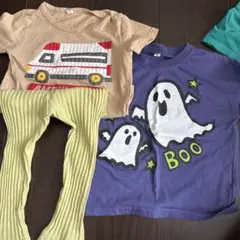 救急車Tシャツ・ゴーストTシャツ・レギンスセット