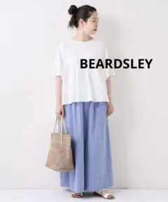 BEARDSLEY サッカーサルエルパンツ サックスブルー サイズ１