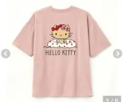 しまむら　サンリオ　コラボ　日焼け　キティ　Tシャツ　ピンク
