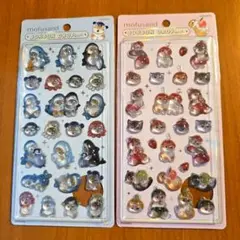 mofusand ボンボンドロップシール ２個セット モフサンド サメにゃん