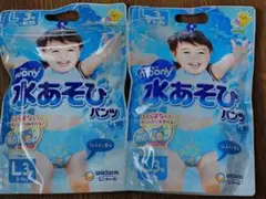 moony 水あそびパンツ Lサイズ 3枚　×　2袋　ポケモン　ブルー