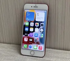★iPhone7 128GB 赤 バッテリー73% 外箱付き