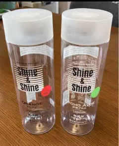 工作に！　shine & shine 1000mlの空ボトル 2本セット