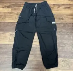 adidas ナイロンカーゴパンツ メンズ S ブラック