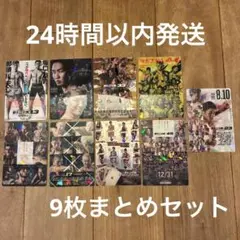 RIZIN ポテトスティック ポスターカードコレクション 9枚セット