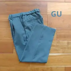 GU ジーユー バギースラックス グレー サイズＬ