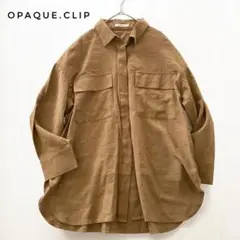 OPAQUE.CLIP オペークドットクリップ シャツ ジャケット 比翼仕立て