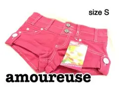 新品　タグ付　amoureuse ショートパンツ　ピンク　Sサイズ ギャル
