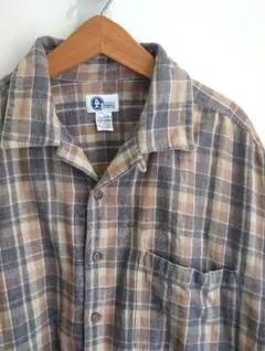 90s Arizona open collar shirt noroll