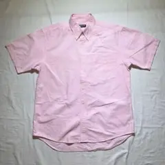 Y2K 90s OLD UNIQLO オールドユニクロ　ピンク　L 半袖シャツ