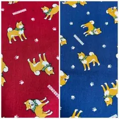 柴犬生地2色セット　110×50