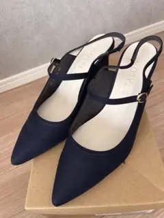 ルタロン　ストラップ　クリアヒール　美品　23.5