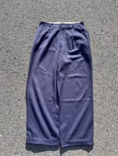 50s【雰囲気抜群】サンフェード レーヨン ギャバジンパンツ スラックス ナス紺 Special 50s レーヨンギャバ スラックス 茄子紺 - メルカリ