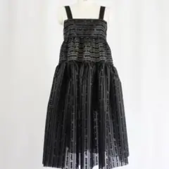 SIIILON シーロンBOW WOW see-through dress