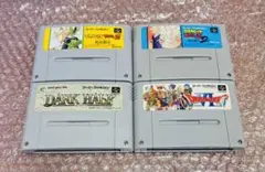 【スーパーファミコンソフト4本セット・任天堂・ファミコン】hal