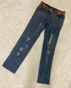 Dolceu0026Gabbana ドルチェ&ガッバーナイチゴ柄 デニムジーンズ36S