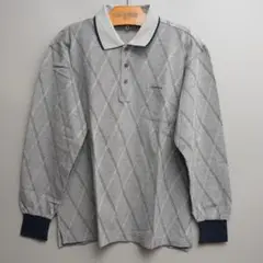 LANVIN COLLECTION 長袖ポロシャツ L 綿100% A-7.33