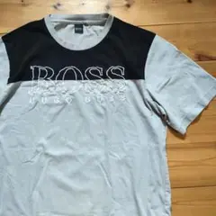 HUGO BOSS　ヒューゴボス　バイカラー　デカロゴ　半袖Tシャツ　大谷翔平