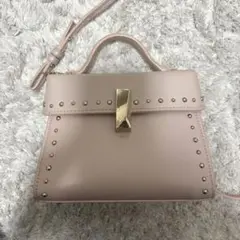 CELFORDセルフォード ビジュースタッズポシェット ショルダーバッグ ピンク
