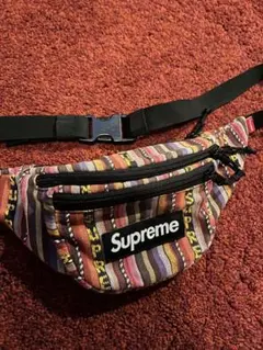 Supreme 20SS Woven Stripe Waist Bag