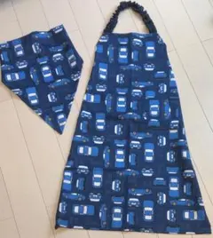 にこさま専用 エプロン&三角巾 車 120センチ