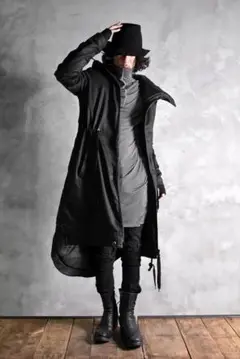 ARMY OF ME 2016AW コーティングモッズコート XS ブラック