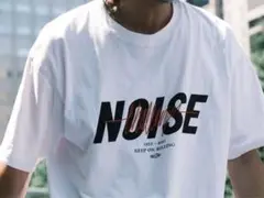 25SS CHALLENGER S/S NOISE TEE 白 Lサイズ