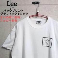 Lee リー バックプリント グラフィック Tシャツ