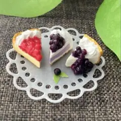 ミニチュアケーキ3点セット　ミニチュアスイーツ　ミニチュアフード