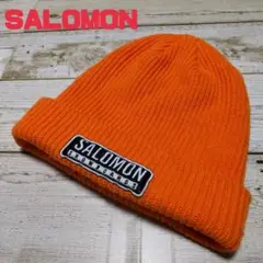 SALOMON サロモン ニット帽 オレンジ メンズ レディース スノボ 雪山