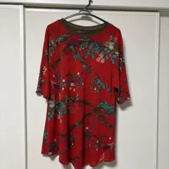 伊太利屋⭐︎ラインストーン付きアニマルチュニック