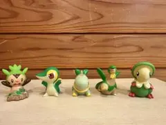 ポケモンフィギュアセット 5体 緑色
