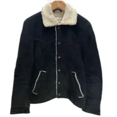 SANDINISTA Serious Suede Boa Jacket