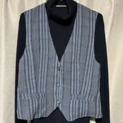 REPIGHIレスピーギ　ストライプ ボタン付き　ベスト