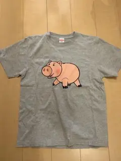 トイ・ストーリー　ハム　グレーTシャツ