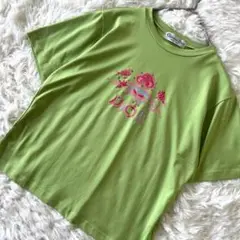 極美品✨ Christian Dior ディオール 半袖Tシャツ ロゴ グリーン