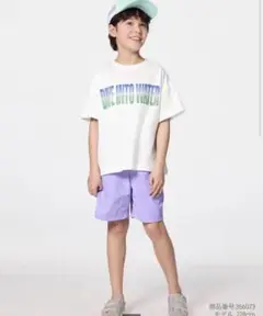 GU ドライアクティブショーツ　160cm パープル