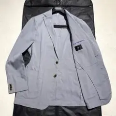 美品✨23区HOMME テーラードジャケット 千鳥格子 ダークネイビー 50 L