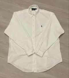 Ralph Lauren ラルフローレン XL ボタンダウンシャツ ホワイト