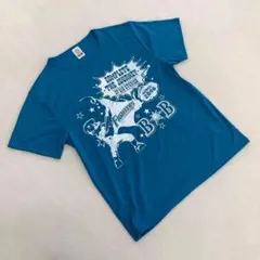 北海道日本ハムファイターズ Tシャツ BBロゴ入り 青 半袖 フリーサイズ