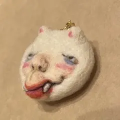 羊毛フェルト　ハンドメイド　キモカワオジサンシリーズ