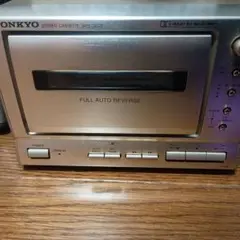 完全ジャンク商品　オンキョーミニステレオカセットデッキONKYO K-185