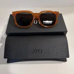 JOY1 オレンジフレームサングラスケース付 男女兼用 紫外線防止