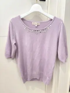 【美品】　EmiriaWiz 　エミリアウィズ　ビジュー　ニット　トップス