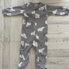 carter's 北極熊柄ロンパース