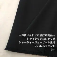 V5X/6913☆3m お買い合わせ/ポリジャージィージョーゼット生地