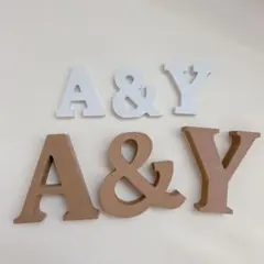 【お値下げ】A&Y イニシャル 置物6点セット