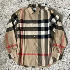 【極美品✨】バーバリー　メガチェック　シャツ　長袖　チェックシャツ　ノバチェック