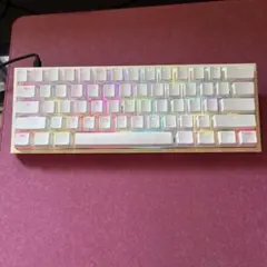 Ducky one 2 mini ホワイト キーボード 本体　銀軸