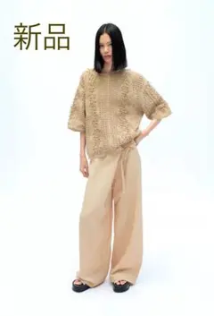 新品タグ付1万6千円！ZARA×FANGLU LIN＊パレオパンツ　M